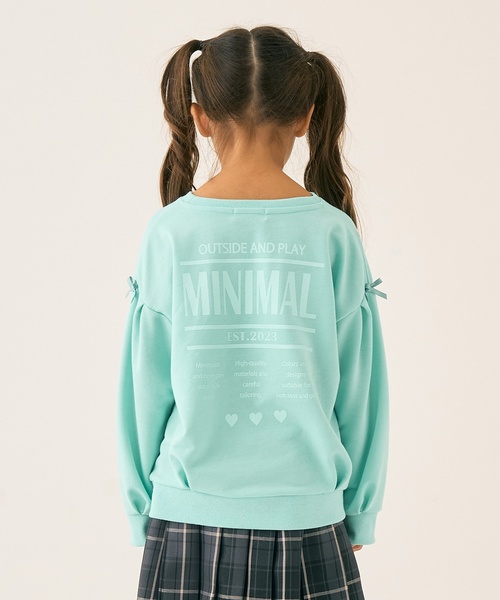 セール】裏毛バックプリントプルオーバー（スウェット）｜minimal