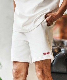 mp14433-Barcode Embroidery Cardboard Knit Short Pants ショートパンツ(F26S230)