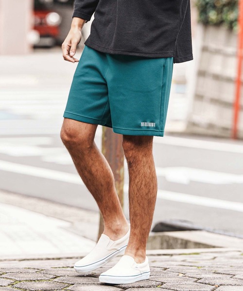 felkod(フィルコッド)の「mp14433-Barcode Embroidery Cardboard Knit Short Pants ショートパンツ(F26S230)(その他パンツ・メンズ・ホワイト/ブラック/グリーン・S/M/L/XL)」の3枚目の写真