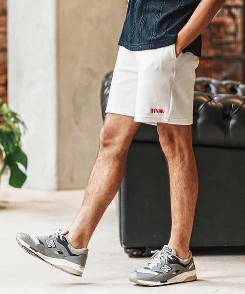 felkod(フィルコッド)の「mp14433-Barcode Embroidery Cardboard Knit Short Pants ショートパンツ(F26S230)(その他パンツ・メンズ・ホワイト/ブラック/グリーン・S/M/L/XL)」の11枚目の写真