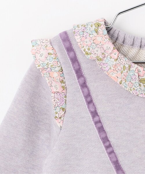 sense of wonder（センスオブワンダー）の「ラメ裏毛ウサギポシェットワンピース（ワンピース・キッズ・ラベンダー/チャコール・90cm/80ｃｍ/110cm/120cm/100cm）」の10枚目の写真
