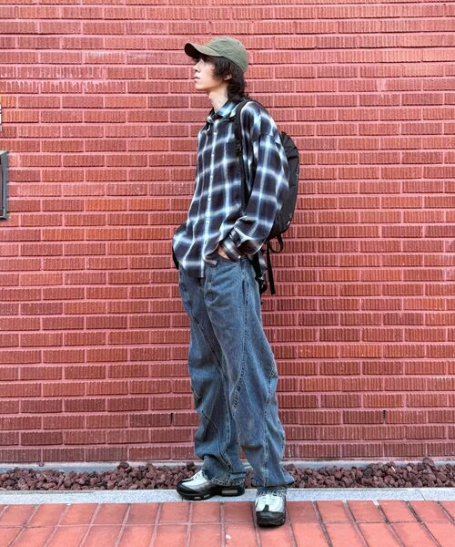 Diamond Layla（ダイアモンドレイラ）の「Tencel Ombre Deep Blue Tartan Check Shirt S161（シャツ/ブラウス・レディース・その他・SMALL/MEDIUM）」の10枚目の写真