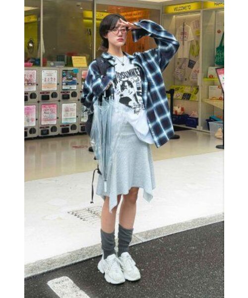 Diamond Layla（ダイアモンドレイラ）の「Tencel Ombre Deep Blue Tartan Check Shirt S161（シャツ/ブラウス・レディース・その他・SMALL/MEDIUM）」の13枚目の写真