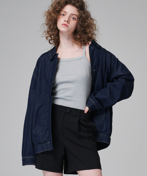 MALOUPE(マロップ)の「5209 スリーブレスTシャツ(グレー)(Tシャツ/カットソー・レディース・グレー・FREE)」の4枚目の写真