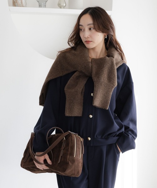 Elura（エルーラ）の「ダブルファスナーボストン/633012（ボストンバッグ・レディース・ブラウン/ブラック/キャメル・FREE）」の9枚目の写真