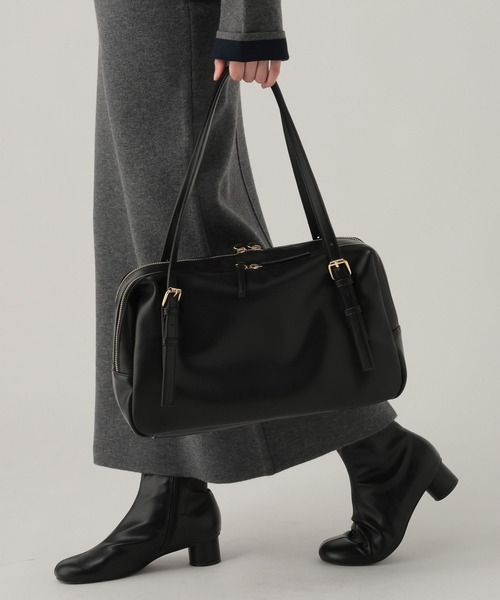 Elura（エルーラ）の「ダブルファスナーボストン/633012（ボストンバッグ・レディース・ブラウン/ブラック/キャメル・FREE）」の11枚目の写真