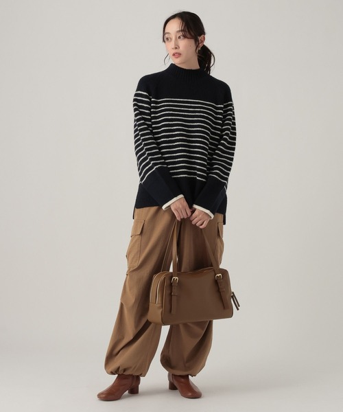 Elura（エルーラ）の「ダブルファスナーボストン/633012（ボストンバッグ・レディース・ブラウン/ブラック/キャメル・FREE）」の15枚目の写真