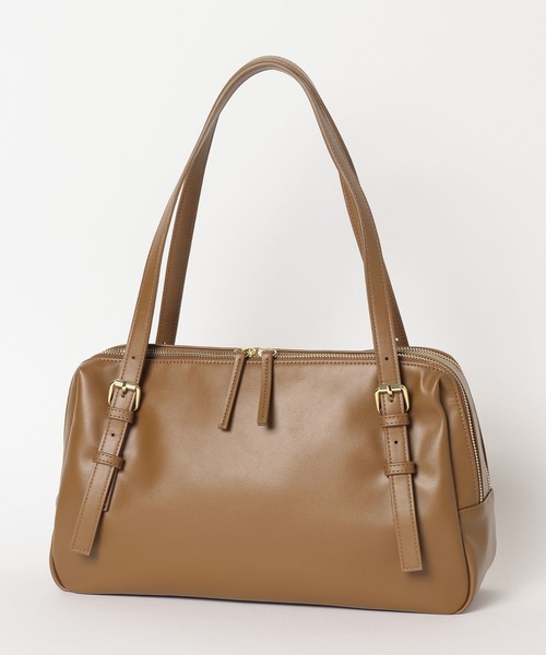 Elura（エルーラ）の「ダブルファスナーボストン/633012（ボストンバッグ・レディース・ブラウン/ブラック/キャメル・FREE）」の22枚目の写真