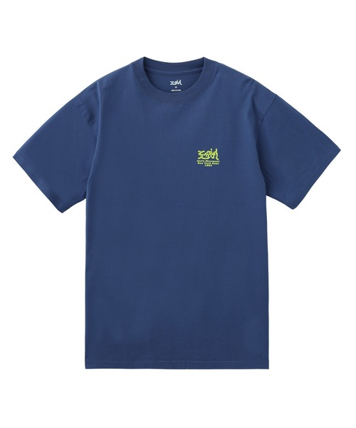 X-girl(エックスガール)の「NOISE LOGO S/S TEE(Tシャツ/カットソー・レディース・ホワイト/ブラック/ブルー・S/M/L/XL)」の9枚目の写真
