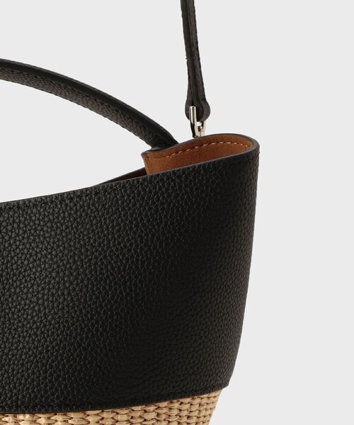 GRACE CONTINENTAL（グレースコンチネンタル）の「FEEL AND TASTE Combi BAG（ハンドバッグ・レディース・ホワイト/ブラック・FREE）」の5枚目の写真