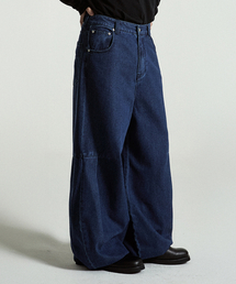 HEDER HELEN（ヘダーヘレン）の「Burst a balloon denim pants indigo（デニムパンツ）」