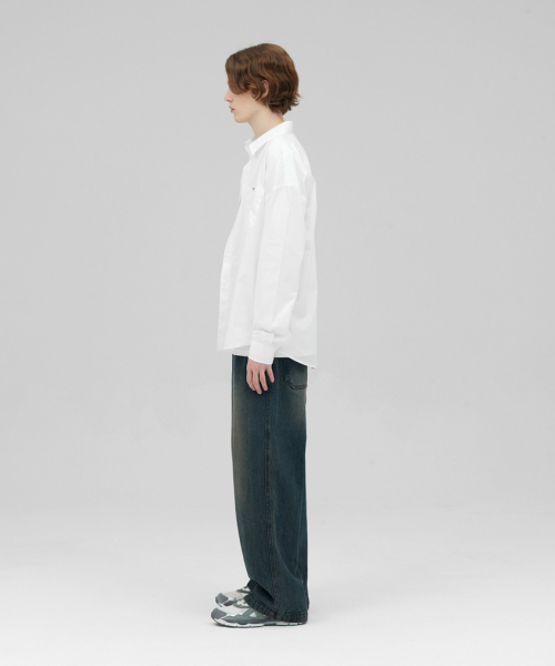 STENDS（ステンズ）の「[M~4XL] フローコットンシャツ_ホワイト（シャツ/ブラウス・メンズ・その他・XXXX-LARGE/MEDIUM/LARGE/X-LARGE/XX-LARGE/XXX-LARGE）」の7枚目の写真