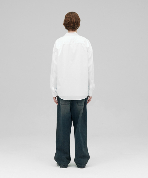 STENDS（ステンズ）の「[M~4XL] フローコットンシャツ_ホワイト（シャツ/ブラウス・メンズ・その他・XXXX-LARGE/MEDIUM/LARGE/X-LARGE/XX-LARGE/XXX-LARGE）」の8枚目の写真