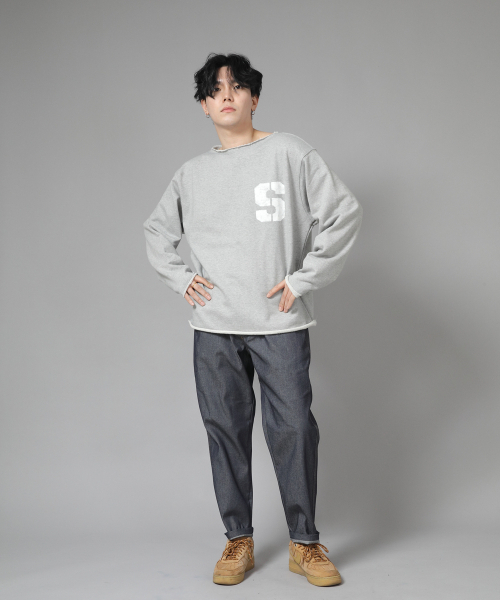 SAINTCREW(セントクルー)の「ブリッジフィル バンディングパンツ BWD-324 ライトインディゴデニム BRS(デニムパンツ・メンズ・その他・MEDIUM/LARGE/X-LARGE/XX-LARGE)」の2枚目の写真