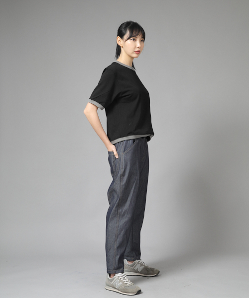 SAINTCREW(セントクルー)の「ブリッジフィル バンディングパンツ BWD-324 ライトインディゴデニム BRS(デニムパンツ・メンズ・その他・MEDIUM/LARGE/X-LARGE/XX-LARGE)」の4枚目の写真