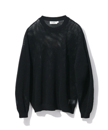 CORD（コード）の「ウィーブスカシニット_BK（ニット/セーター）」