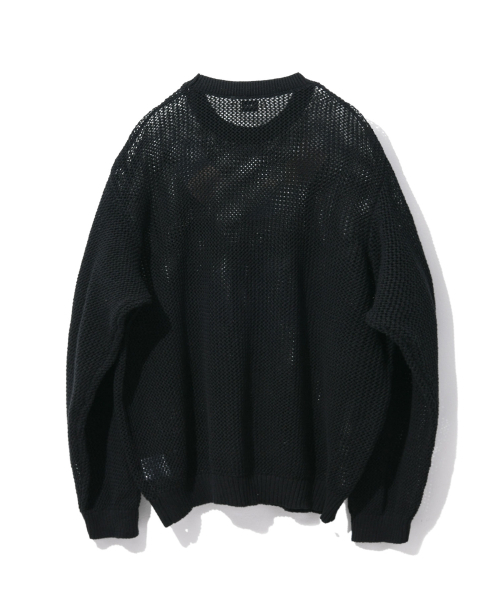 CORD(コード)の「ウィーブスカシニット_BK(ニット/セーター・メンズ・その他・MEDIUM/LARGE)」の2枚目の写真