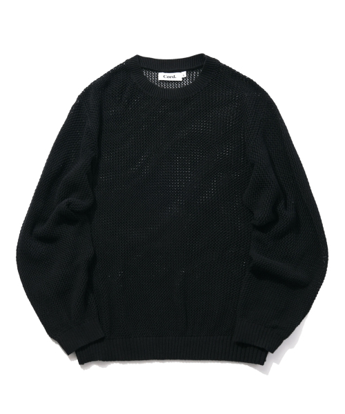 CORD(コード)の「ウィーブスカシニット_BK(ニット/セーター・メンズ・その他・MEDIUM/LARGE)」の3枚目の写真