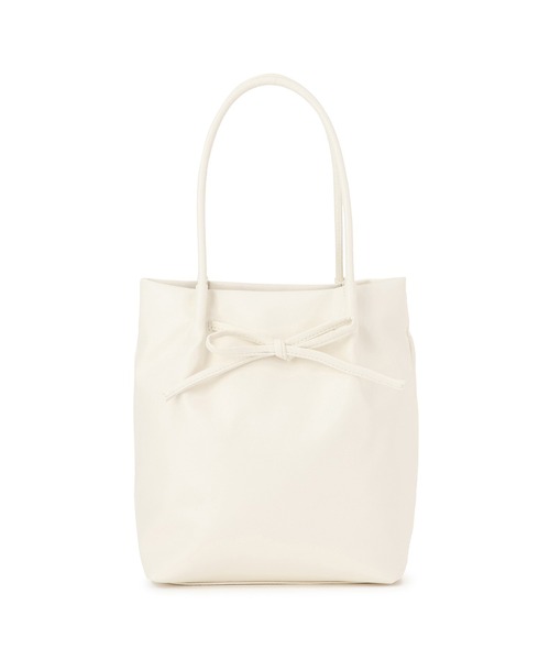 ROPE' PICNIC(ロペピクニック)の「リボンディティールトートバッグ/イージーケア(トートバッグ・レディース・キナリ/ブラウン/イエロー系その他/ブラック/シルバー系その他・FREE)」の2枚目の写真