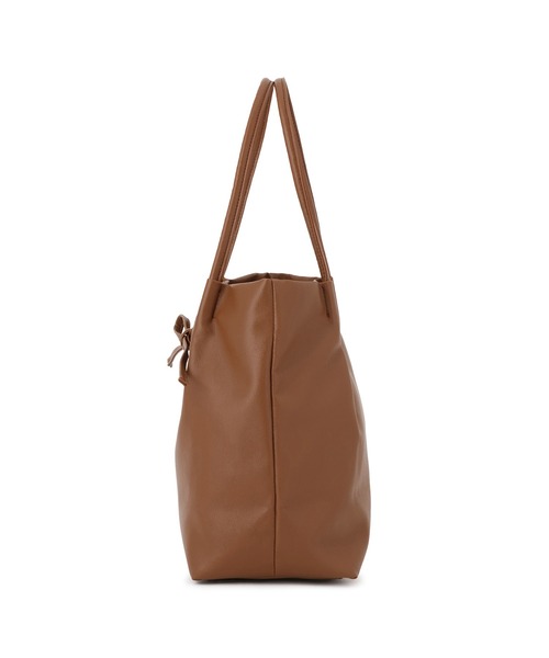 ROPE' PICNIC(ロペピクニック)の「リボンディティールトートバッグ/イージーケア(トートバッグ・レディース・キナリ/ブラウン/イエロー系その他/ブラック/シルバー系その他・FREE)」の7枚目の写真