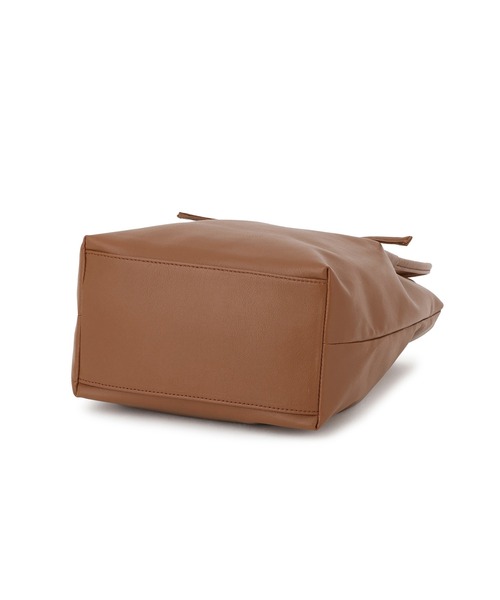 ROPE' PICNIC(ロペピクニック)の「リボンディティールトートバッグ/イージーケア(トートバッグ・レディース・キナリ/ブラウン/イエロー系その他/ブラック/シルバー系その他・FREE)」の9枚目の写真