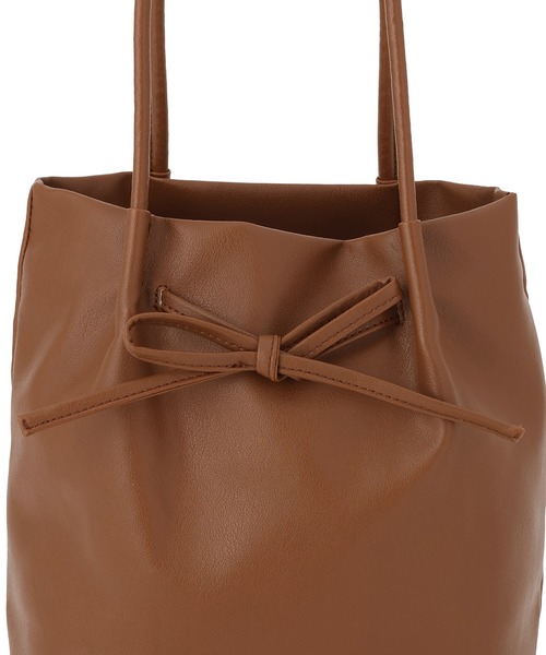 ROPE' PICNIC(ロペピクニック)の「リボンディティールトートバッグ/イージーケア(トートバッグ・レディース・キナリ/ブラウン/イエロー系その他/ブラック/シルバー系その他・FREE)」の10枚目の写真