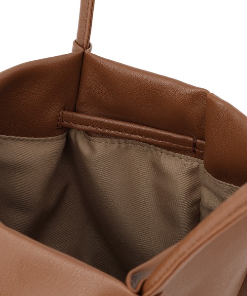 ROPE' PICNIC(ロペピクニック)の「リボンディティールトートバッグ/イージーケア(トートバッグ・レディース・キナリ/ブラウン/イエロー系その他/ブラック/シルバー系その他・FREE)」の12枚目の写真