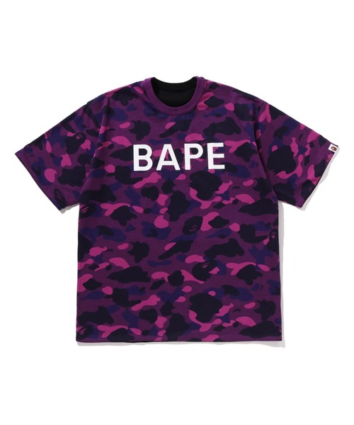 A BATHING APE(アベイシングエイプ)の「COLOR CAMO REVERSIBLE TEE(Tシャツ/カットソー・メンズ・パープル/ネイビー・SMALL/LARGE/X-LARGE/XXX-LARGE/MEDIUM/XX-LARGE)」の1枚目の写真