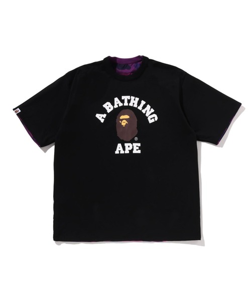 A BATHING APE(アベイシングエイプ)の「COLOR CAMO REVERSIBLE TEE(Tシャツ/カットソー・メンズ・パープル/ネイビー・SMALL/LARGE/X-LARGE/XXX-LARGE/MEDIUM/XX-LARGE)」の8枚目の写真