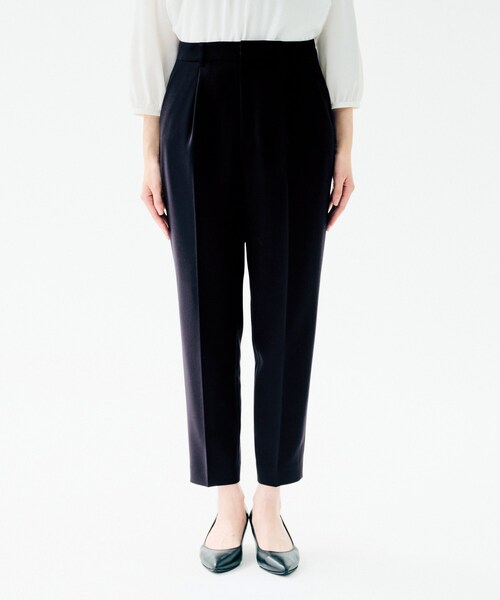 UNTITLED（アンタイトル）の「【洗えるスーツ／ストレッチ性／後ろウエストゴム】テーパードパンツ（その他パンツ・レディース・ネイビー/ブラック/ネイビー系5・00/01/02/03/04/42/44/46/48/50）」の16枚目の写真