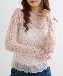 w closet | シアーハイネックプルオーバー(Tシャツ/カットソー)