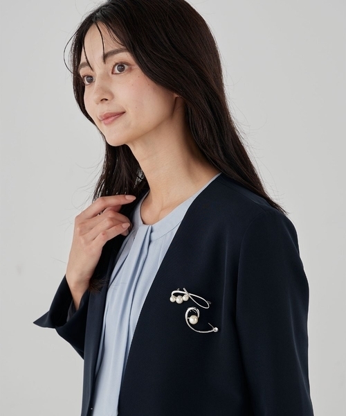 a.v.v(アーヴェヴェ)の「パール調ニュアンスブローチ(ブローチ/コサージュ・レディース・ゴールド/シルバー・38)」の12枚目の写真