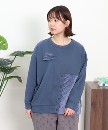 EMAGO 裏起毛切替えプルオーバー