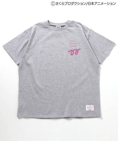 BREEZE（ブリーズ）の「【リンク】ちびまる子ちゃんコラボ グラフィックTシャツ(大人サイズ)（Tシャツ/カットソー・レディース・グレー/オフホワイト・SMALL/MEDIUM）」の8枚目の写真