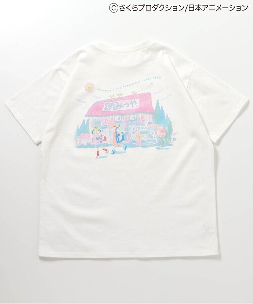BREEZE（ブリーズ）の「【リンク】ちびまる子ちゃんコラボ グラフィックTシャツ(大人サイズ)（Tシャツ/カットソー・レディース・グレー/オフホワイト・SMALL/MEDIUM）」の10枚目の写真