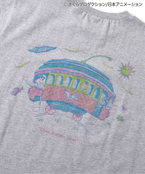 BREEZE（ブリーズ）の「【リンク】ちびまる子ちゃんコラボ グラフィックTシャツ(大人サイズ)（Tシャツ/カットソー・レディース・グレー/オフホワイト・SMALL/MEDIUM）」の14枚目の写真