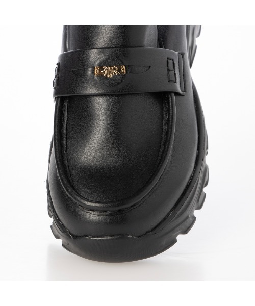 EVOL(イーボル)の「【S-LLサイズ展開・軽量】スニーカーソールローファーミュール JA5939(ローファー・レディース・ブラック/アイボリー・S/M/L/LL)」の15枚目の写真