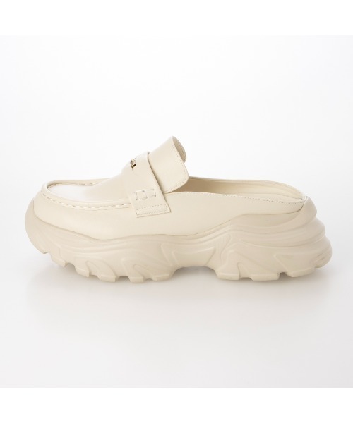 EVOL(イーボル)の「【S-LLサイズ展開・軽量】スニーカーソールローファーミュール JA5939(ローファー・レディース・ブラック/アイボリー・S/M/L/LL)」の17枚目の写真