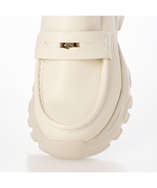 EVOL(イーボル)の「【S-LLサイズ展開・軽量】スニーカーソールローファーミュール JA5939(ローファー・レディース・ブラック/アイボリー・S/M/L/LL)」の20枚目の写真