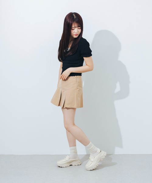 EVOL(イーボル)の「【S-LLサイズ展開・軽量】スニーカーソールローファーミュール JA5939(ローファー・レディース・ブラック/アイボリー・S/M/L/LL)」の5枚目の写真