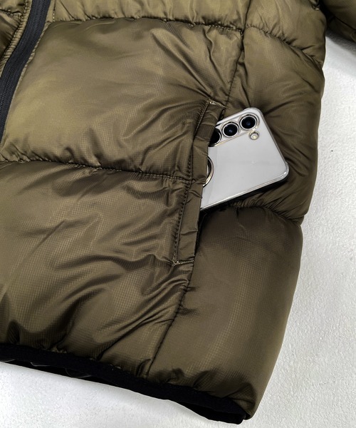 GERRY(ジェリー)の「GERRY ジェリー 軽量 高密度ミニリップ 中綿(8oz)切替 ダウンタイプ ジャケット アウター(ダウンジャケット/コート・メンズ・ベージュ/カーキ/ブラック・M/LL/L)」の11枚目の写真