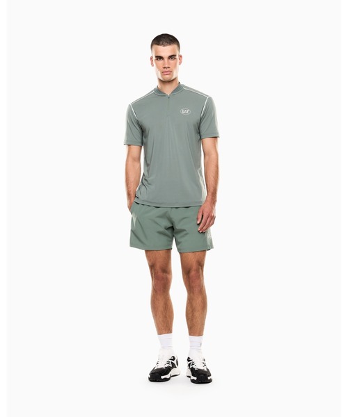 EMPORIO ARMANI EA7(エンポリオアルマーニイーエーセブン)の「<オンライン限定>【エンポリオ アルマーニ EA7】Tennis Pro Tシャツ VENTUS7テクニカルファブリック(Tシャツ/カットソー・メンズ・ホワイト/モスグリーン・MEDIUM/SMALL/X-LARGE/XX-LARGE/LARGE/X-SMALL)」の6枚目の写真