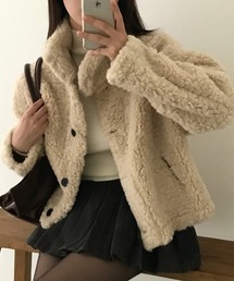 ハイネックボアジャケット