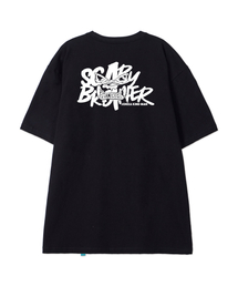 [エピスタジオXスキャリーブラザーSERIES 1]コットンルーズフィット半袖Tシャツ_ブラック