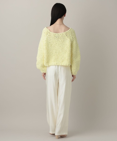 A part by（アパートバイ）の「ベルトツキサテンパンツ（その他パンツ・レディース・アイボリー/ベージュ系その他/グリーン系その他2・SMALL/MEDIUM）」の5枚目の写真