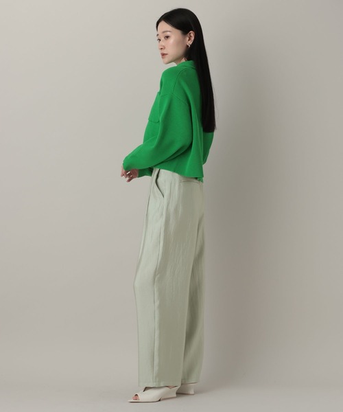 A part by（アパートバイ）の「ベルトツキサテンパンツ（その他パンツ・レディース・アイボリー/ベージュ系その他/グリーン系その他2・SMALL/MEDIUM）」の15枚目の写真