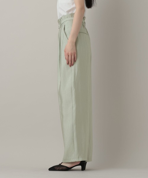 A part by（アパートバイ）の「ベルトツキサテンパンツ（その他パンツ・レディース・アイボリー/ベージュ系その他/グリーン系その他2・SMALL/MEDIUM）」の20枚目の写真