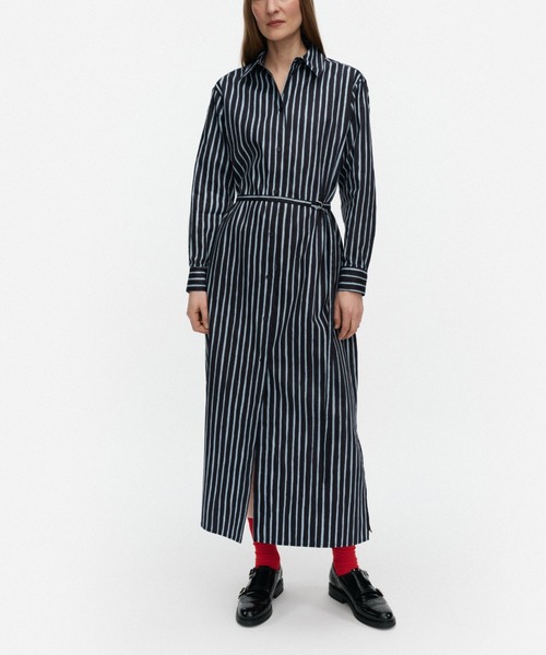 セール】Tekniikka Piccolo / shirt dress（ワンピース）｜marimekko