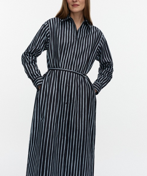 セール】Tekniikka Piccolo / shirt dress（ワンピース）｜marimekko