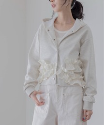 Eimee Law | ギャザーフリルヘム フーディパーカー(パーカー)